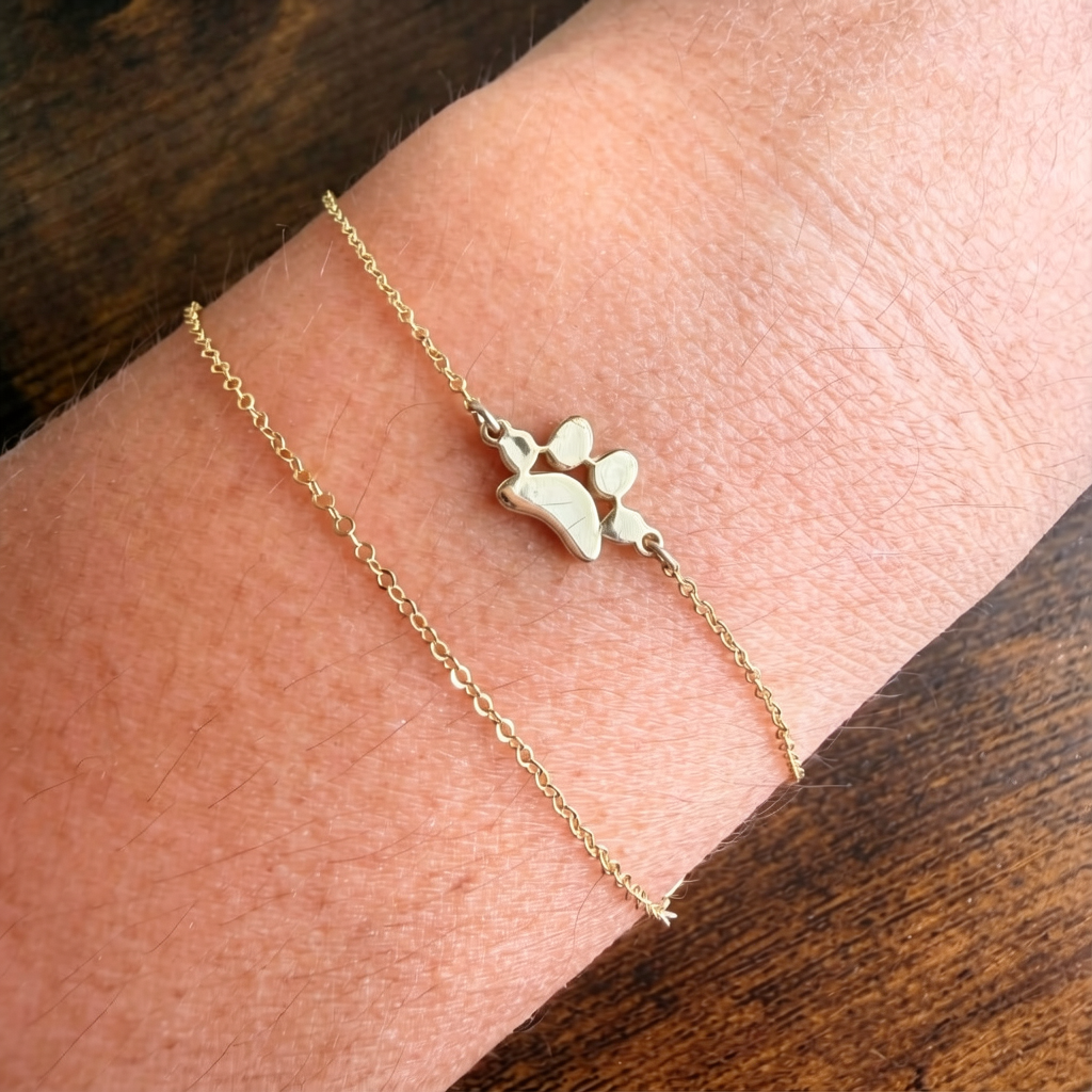 Paw Bracelet in Gold